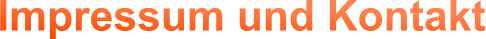 Impressum und Kontakt